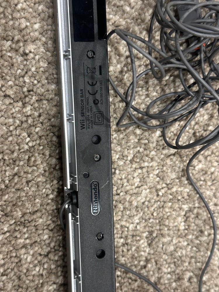 OEM Nintendo Wii, Wired Sensor Bar, Original RVL-014, untested