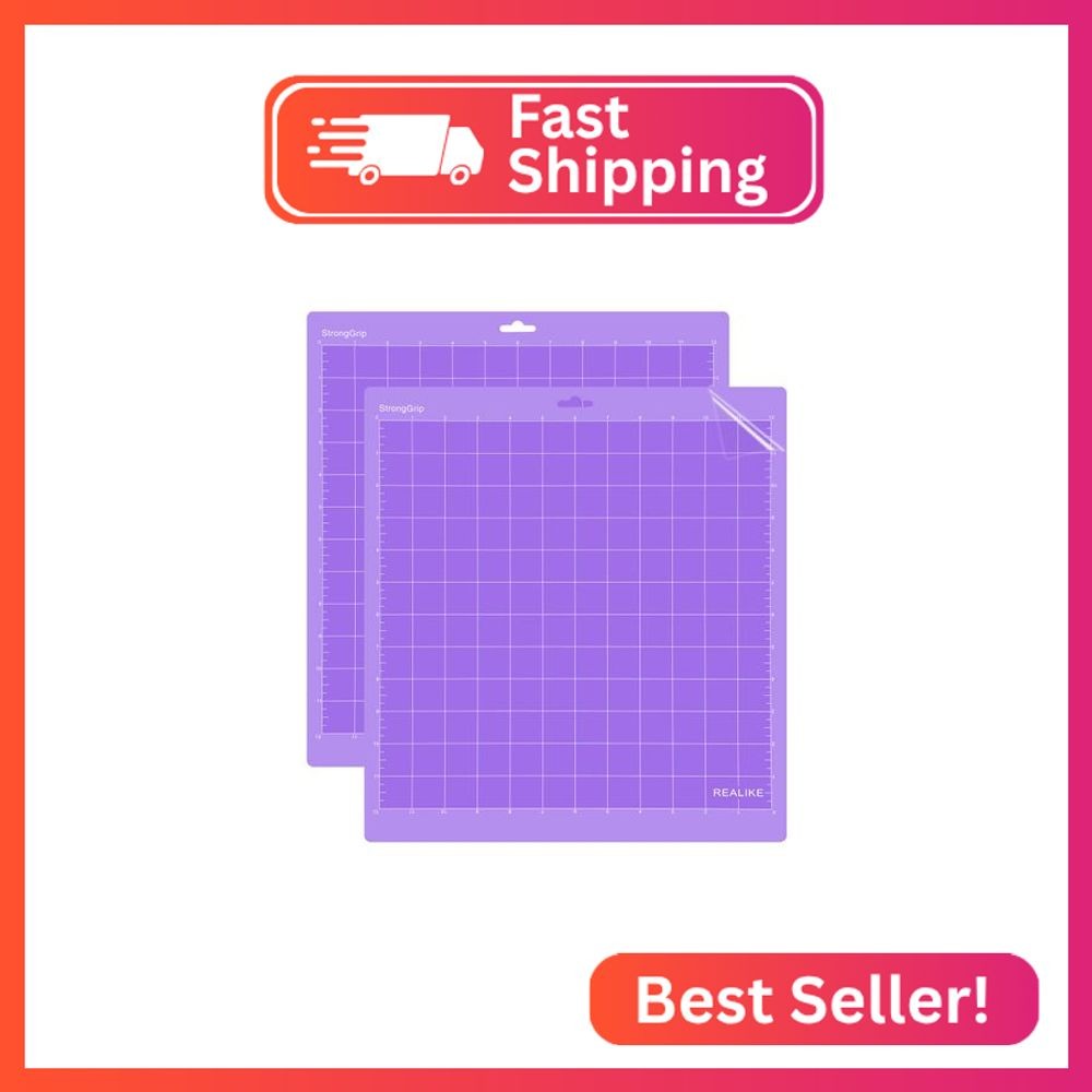 REALIKE StrongGrip Cutting Mat Compatible with Cricut Maker 4/Maker 3/Maker/Expl