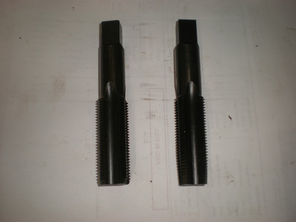 1"-12 TPI MORSE TAPER AND PLUG TAPS