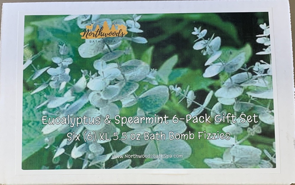 Eucalyptus & Spearmint 6-pack Bath Bomb Gift Set