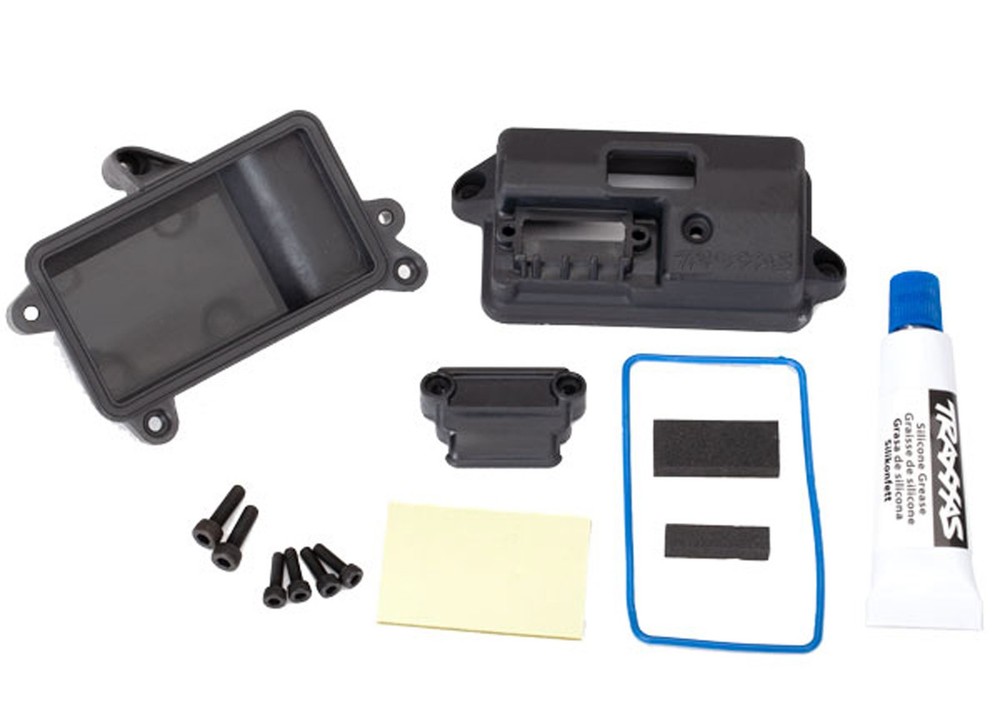Traxxas 6724 - Receiver Box, Sealed, Rustler, Hoss 4x4
