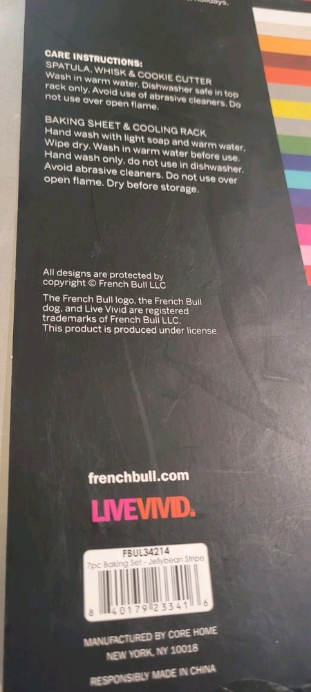 French Bull 7 Piece Baking Set NWT