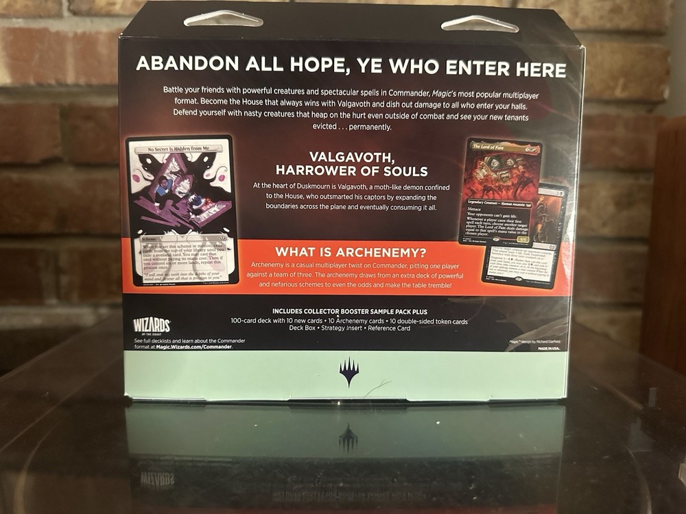 Magic: The Gathering Duskmourn Commander Deck Endless Punishment
