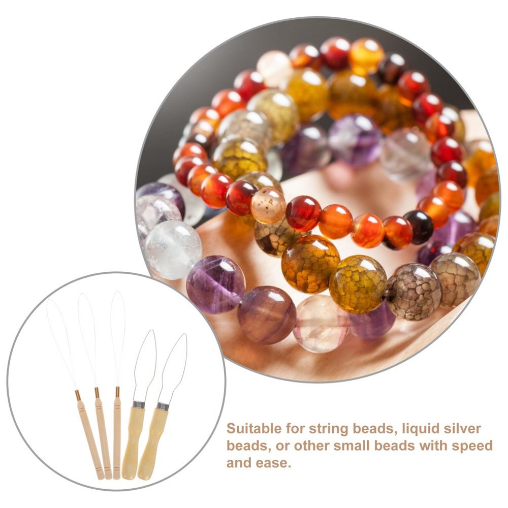 5 Pcs Wire Threader Beading Device Sewing and Embroidery Craft Tools