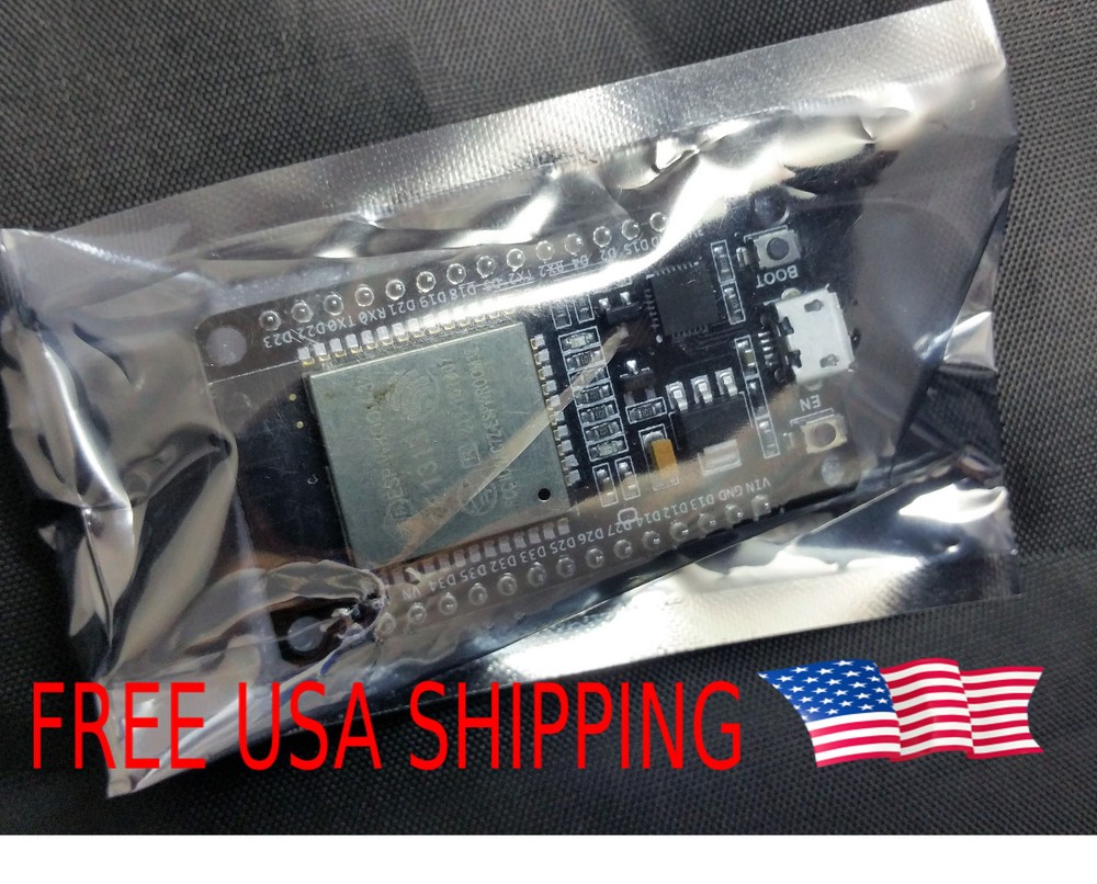 2Pcs ESP32 Rev1 ESP-32 Dev Board Wifi Bluetooth BLE Module Arduino IDE Compat.