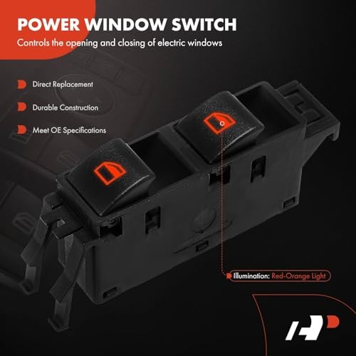 Power Window Switch Compatible with BMW E46 Series 323Ci 2000-2000, 325Ci