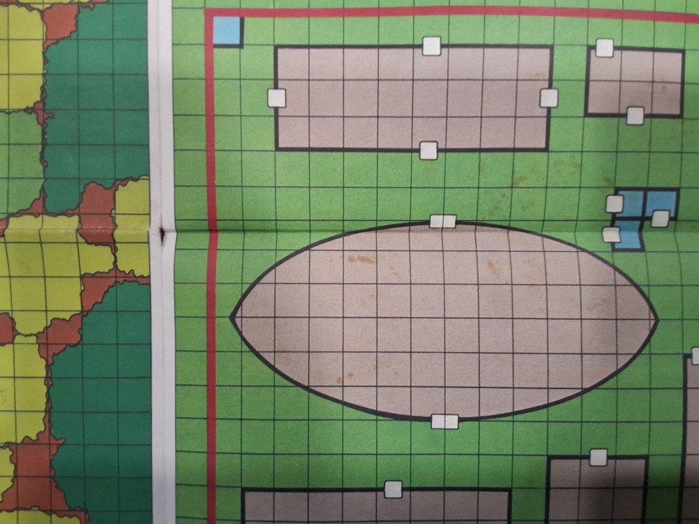 TSR Star Frontiers Alpha Dawn - Poster Map Only!