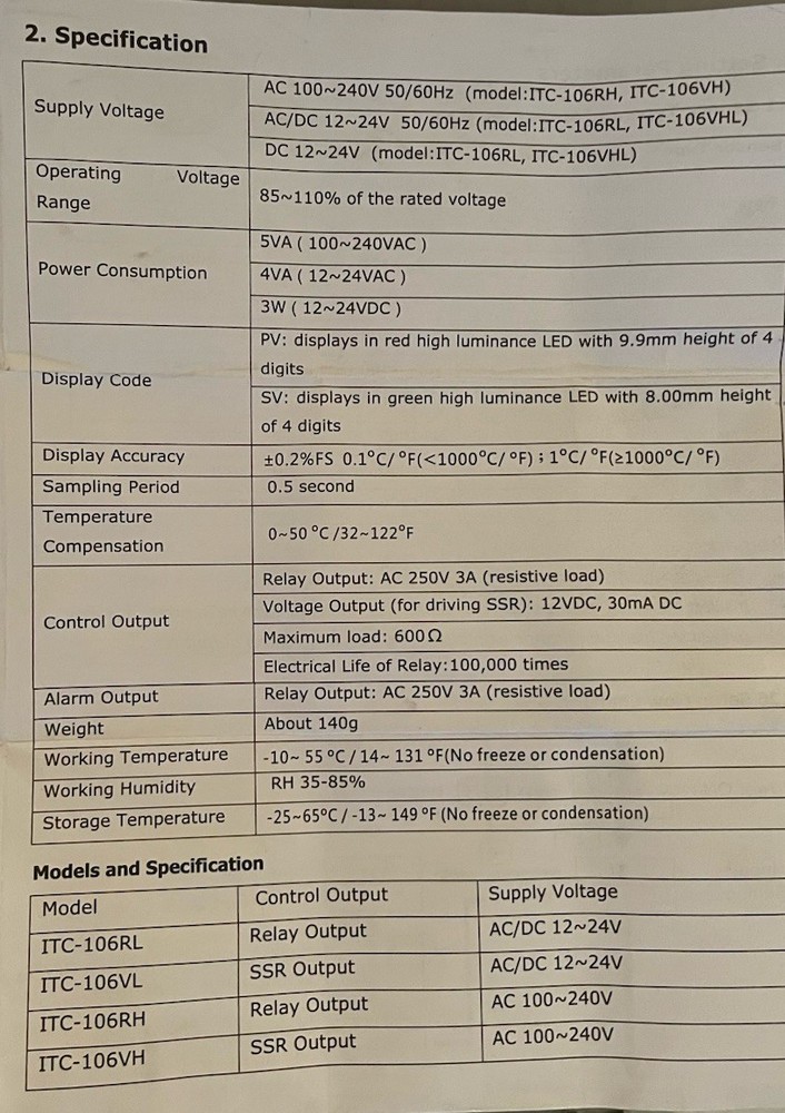 PID Temperature Controller Set