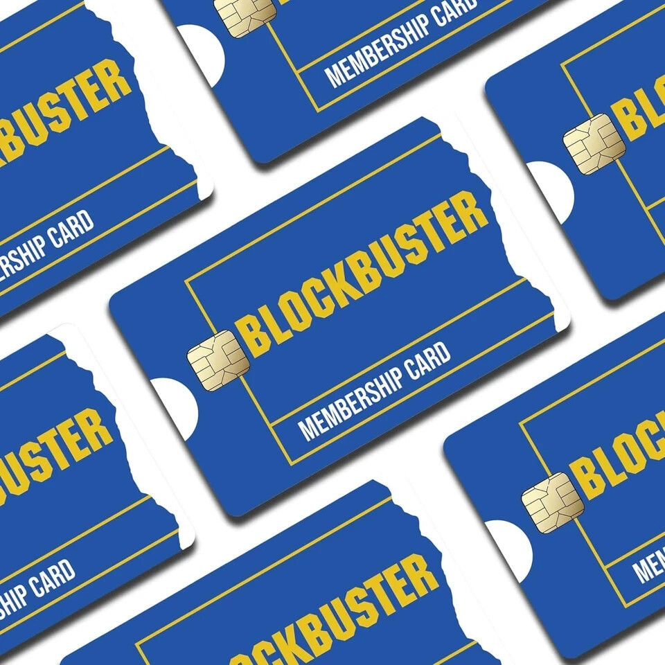 Block Buster Credit Card Sticker Skins - 4 pack