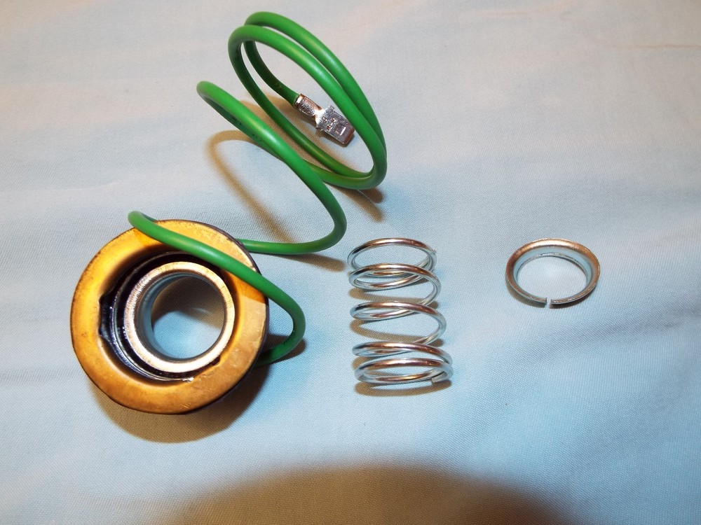 55 56 57 58 59 Chevy New Steering Column Bushing Bearing, Horn Contact w/ Spring