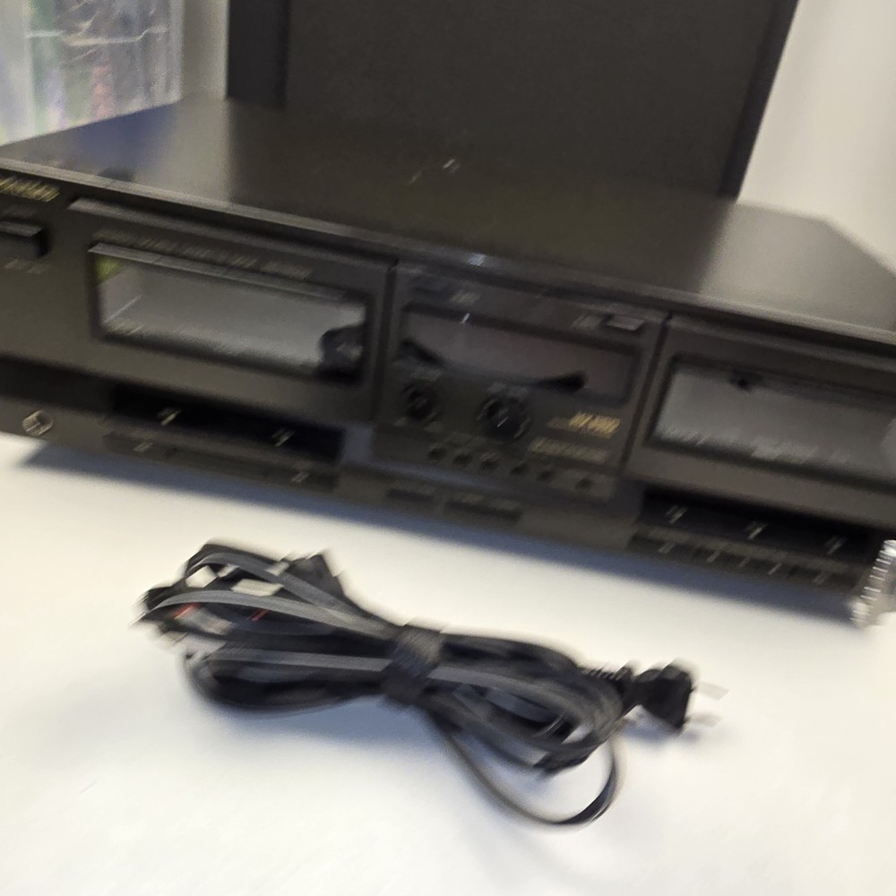 TECHNICS RS-TR232 HX PRO Stereo Double Cassette Deck Player TESTED READ