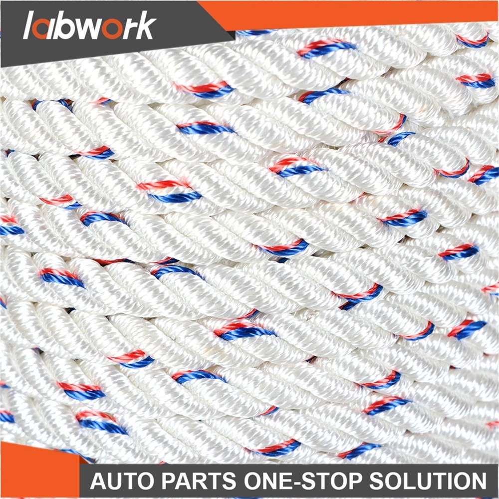 Labwork Double Braid Polyester Arborist Bull Rope Pulling Rigging Line 5/8"×150'