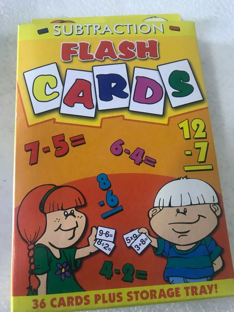 Subtraction Jumbo Flash Cards (Substraction Game)