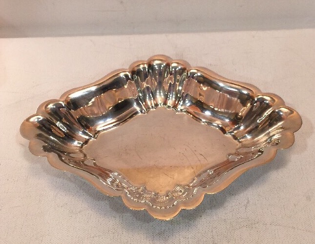 Silver Plate Candy Nut Dish Bowl