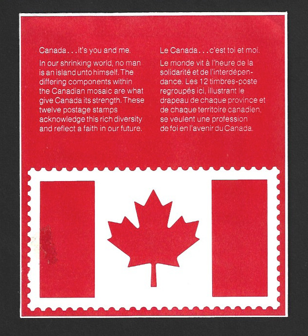 Canada 1979 - CA 832a - Canada Day Flags - MNH S/S w Commemorative Envelope