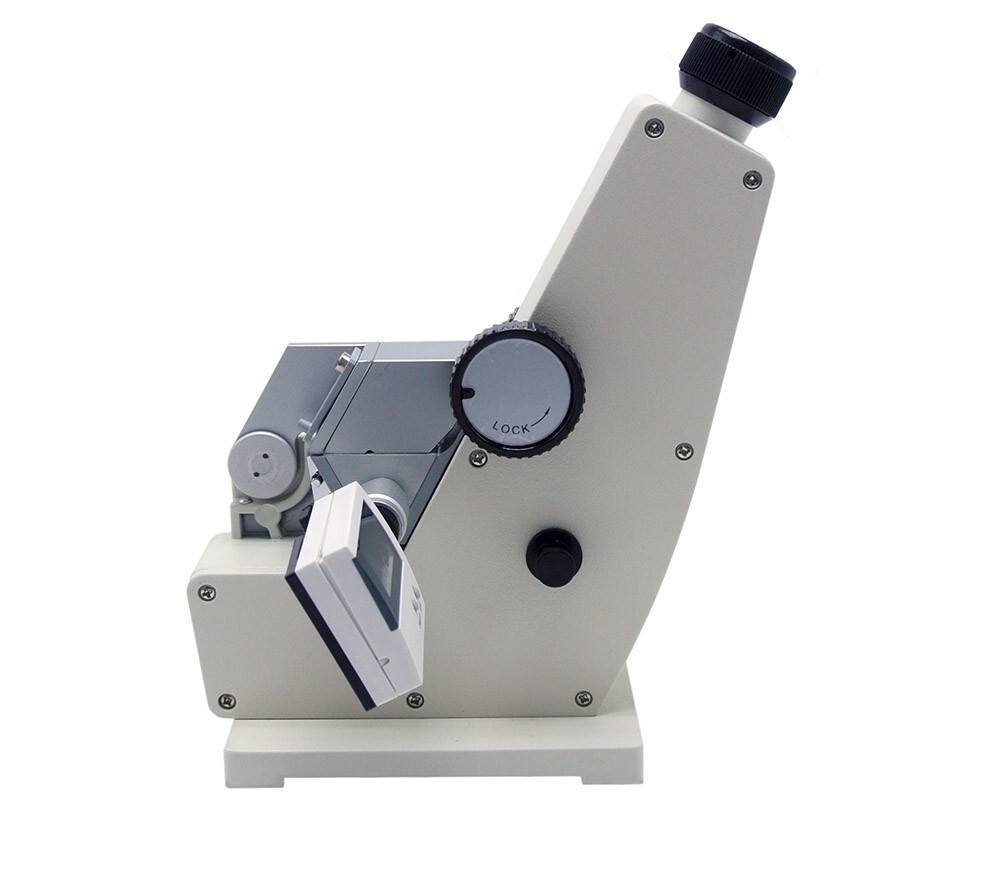 Abbe Refractometer Monocular Abbe Refractometer with Range Index 1.3000-1.7000nD