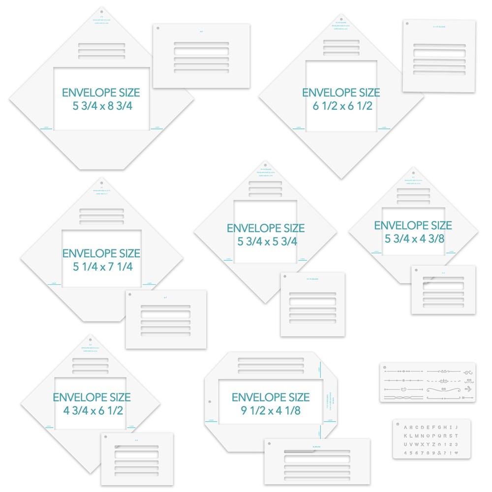 All-In-One Envelope Making Tool Envelope Tear Templates Envelope Maker Guide
