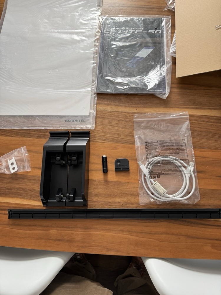 Graphtec CE LITE-50 Cutting Plotter with Accessories and Setup Manual