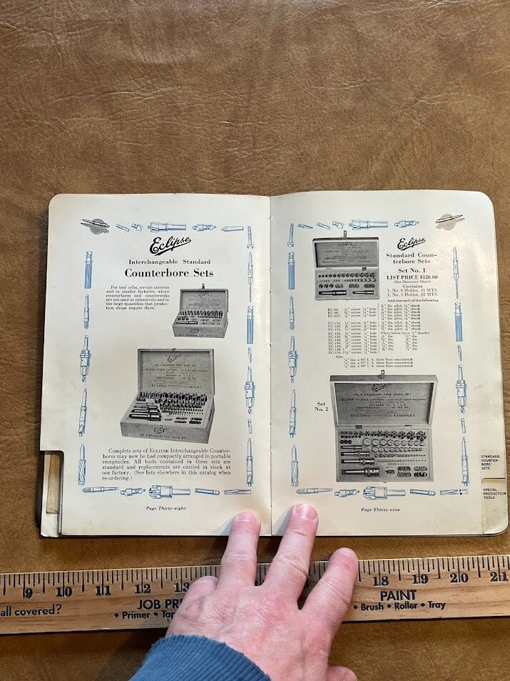 Eclipse Interchangeable High Production Tools Catalog 1928