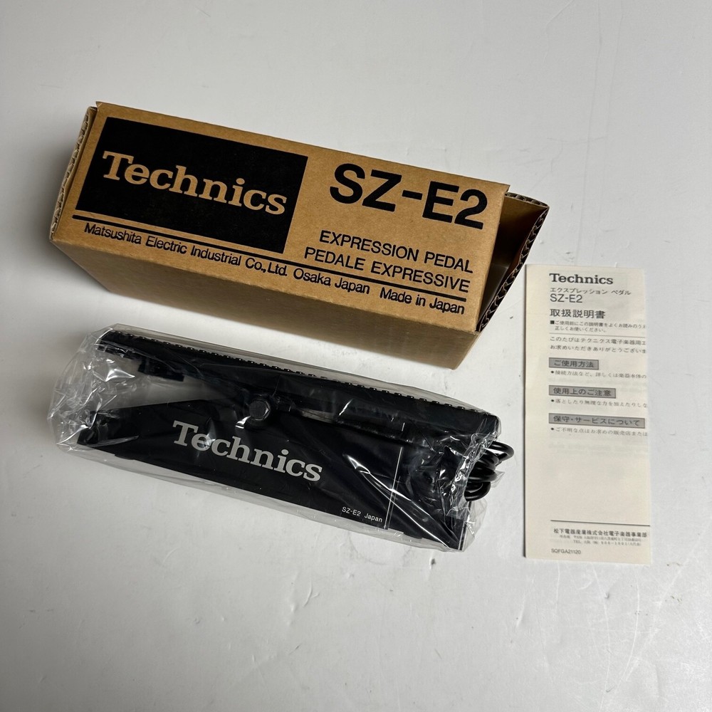 Vintage Technics SZ-E2 Expression Foot Pedal Made in Japan: New Old Stock