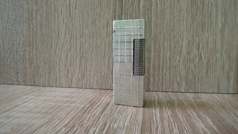 RARE VINTAGE DUNHILL ROLLAGAS LIGHTER SILVER PLATED
