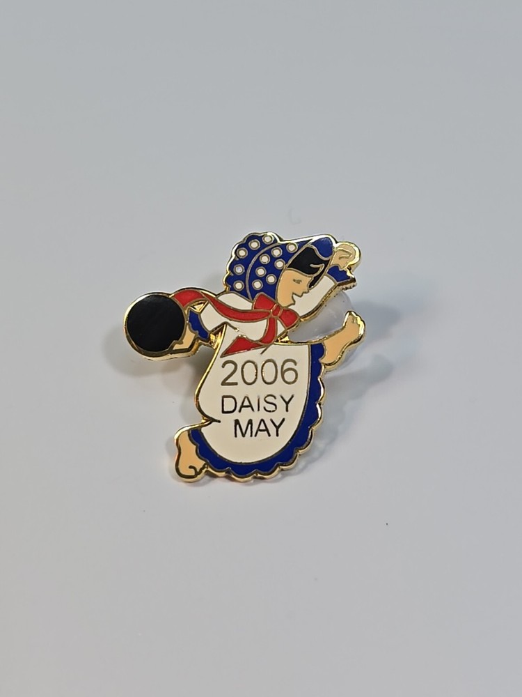 Daisy Mae 2006 Bowling Lapel Pin White Skirt