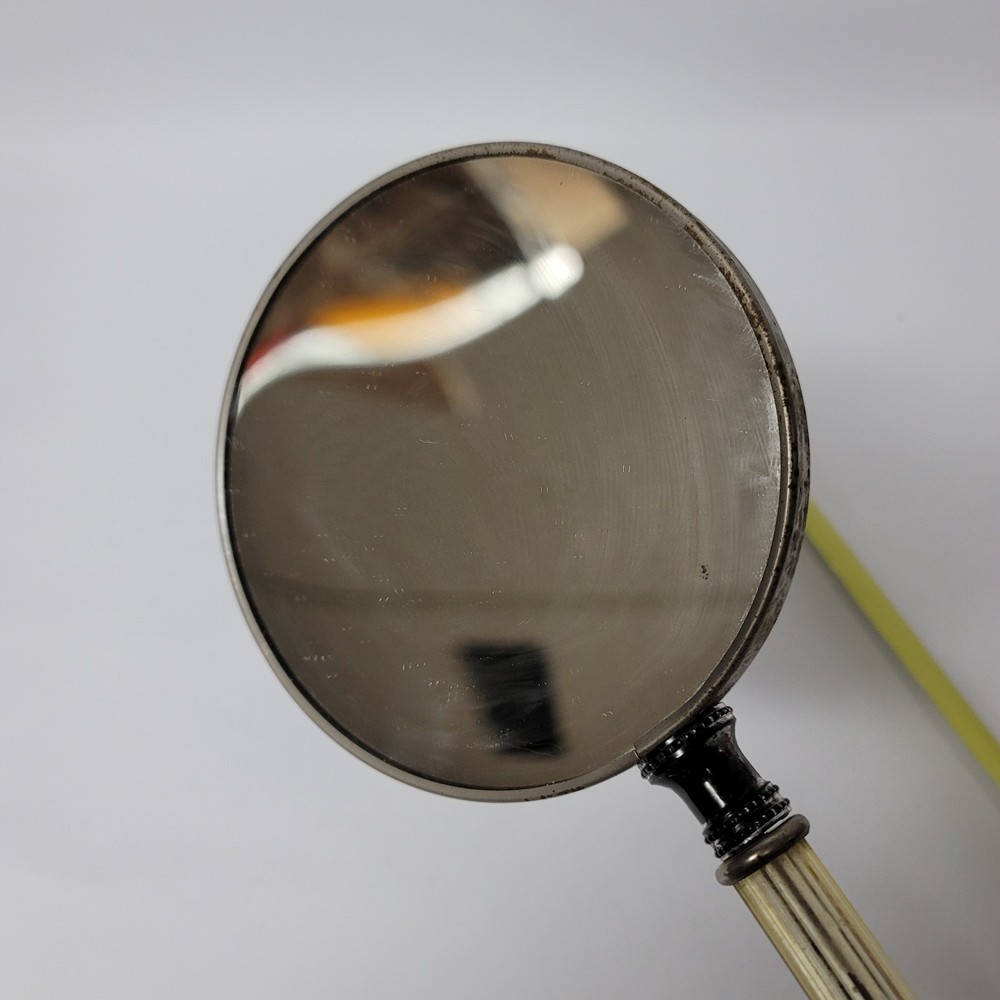 2 Sided Vanity Mirror Vintage Magnifying Handheld Mirror with Handle Double