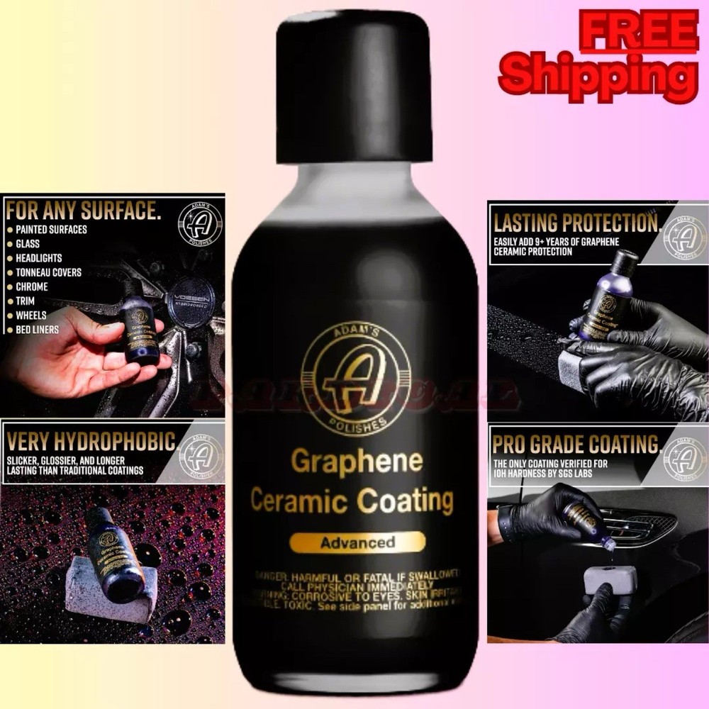 (2 BOTTLES) AUTHENTIC Adam’s Advanced Graphene Ceramic Coating
