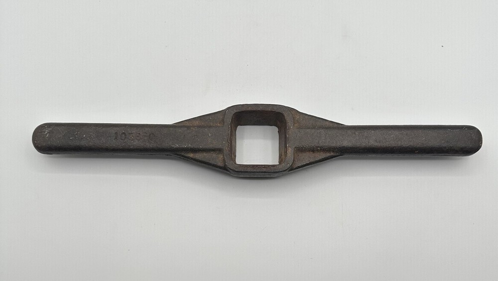 13” Double Handle Cast Iron Square Socket Valve Wrench 1.5” Steampunk