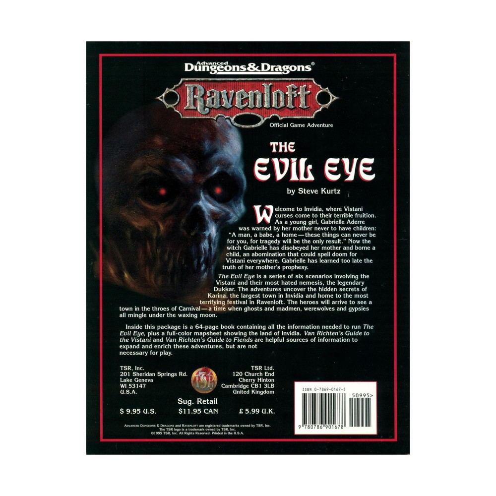 TSR Ravenloft Evil Eye SW (New)