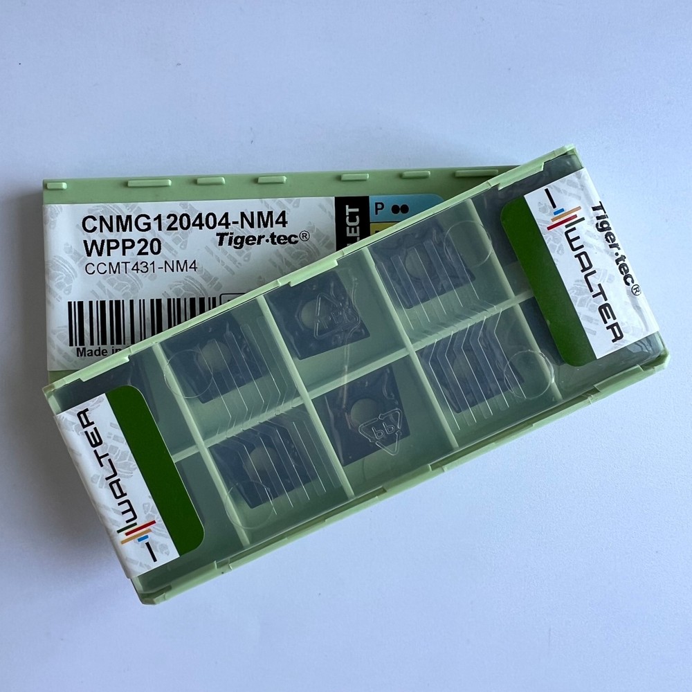 10Pcs/BOX WALTER CNMG120404-NM4 WPP20