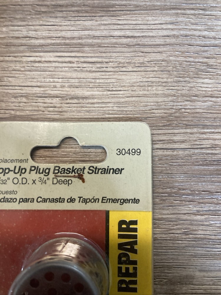 pop up plug basket strainer 30499