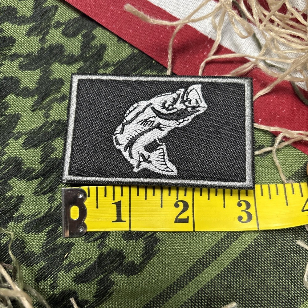 Walleye… Morale Patch ~3x2” Hook & loop Tactical Gear Patch
