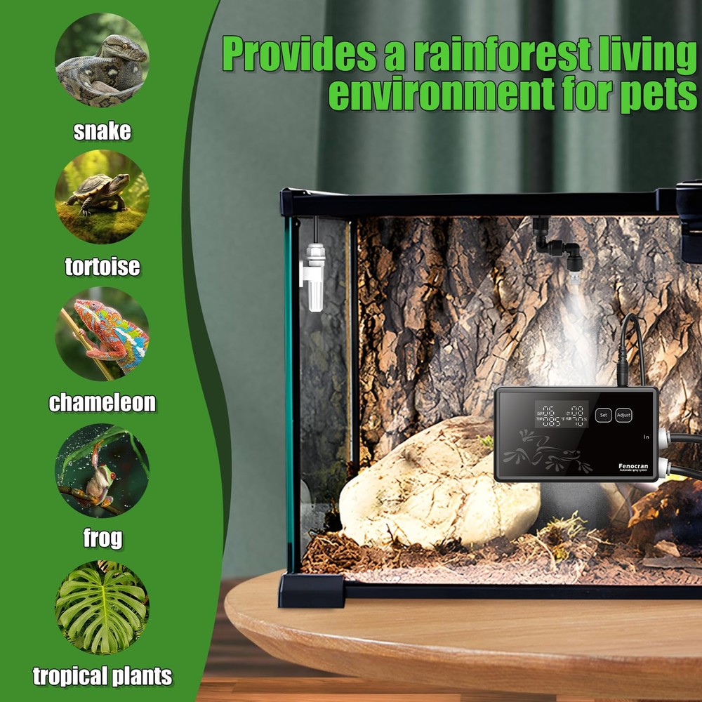Automatic Reptile Mister System, Reptile Humidifiers Misting System