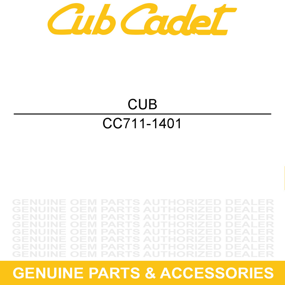 CUB CADET 711-1401 Clevis Pin CSV050 CSV061 CSV070 CSV220 Chipper Shredders