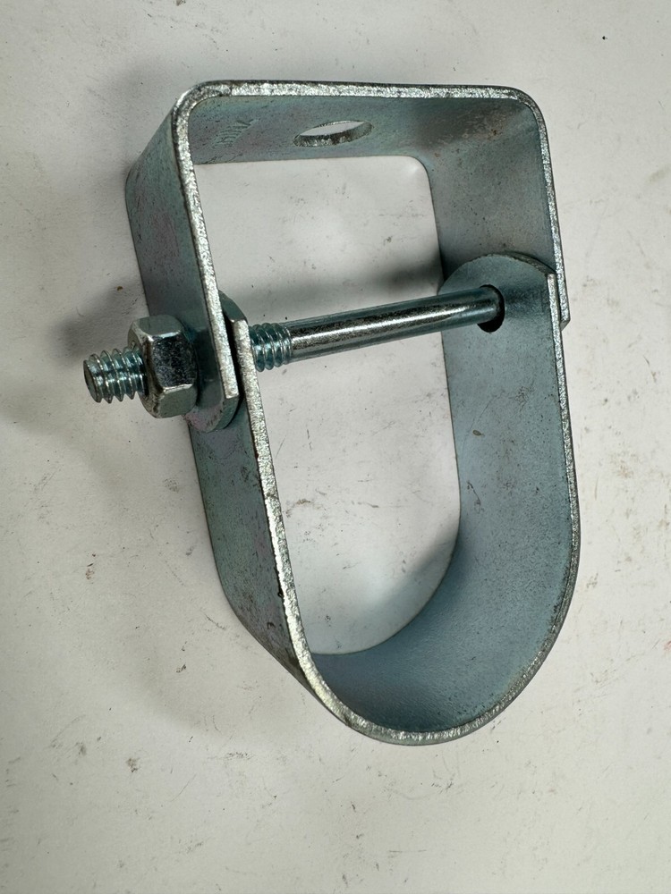 Clevis Hanger, Adjustable 1-1/4" Pipe Size, 3/8" Rod, Galvanized