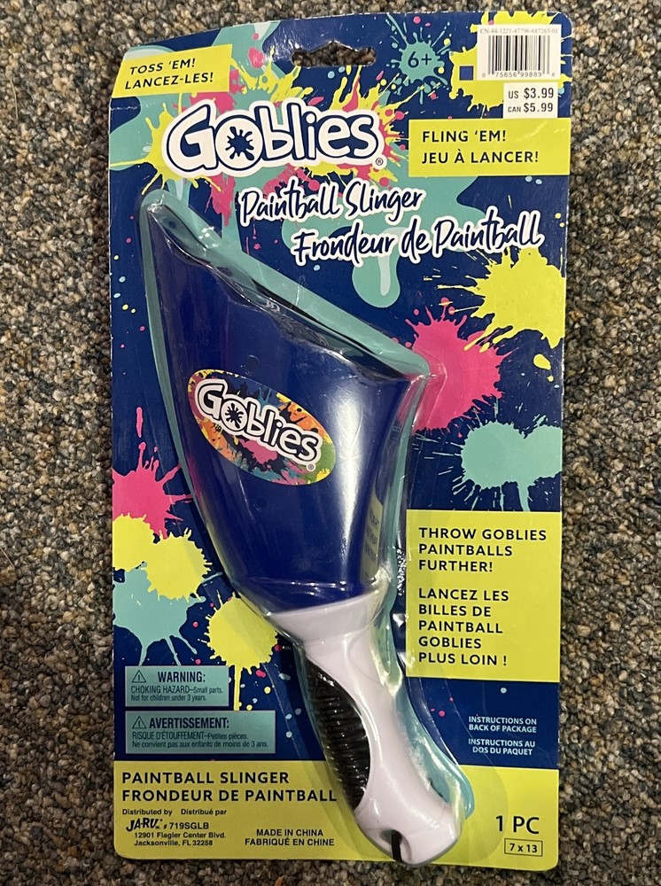 Goblies Paintball Slinger Blue, For Ages 6+