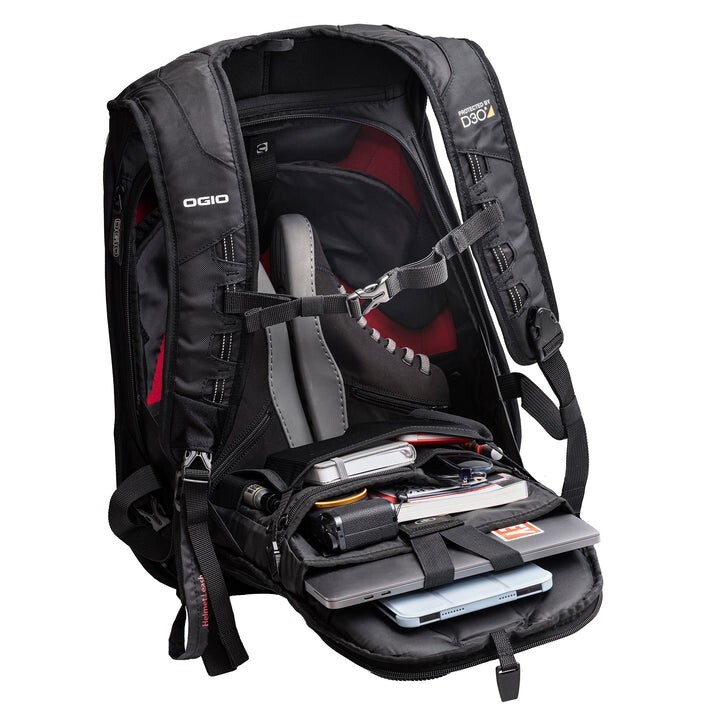 OGIO Mach 5 D3O Motorcycle Backpack Stealth Black