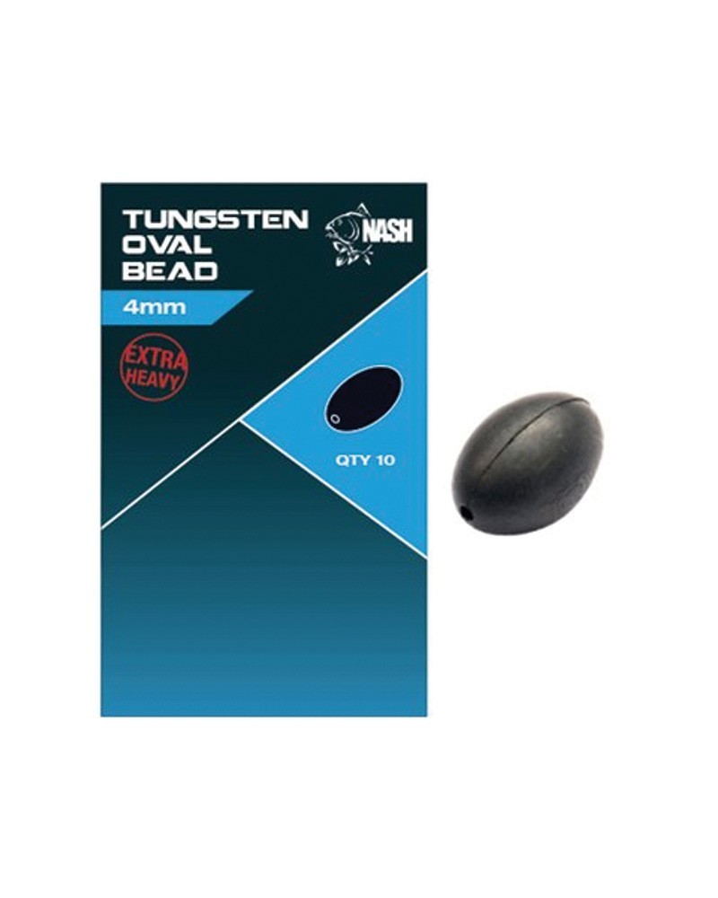 Tungsten Oval Bead 4Mm Nash