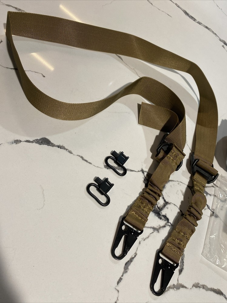 Tan Military 2 Point Sling 3 Pack