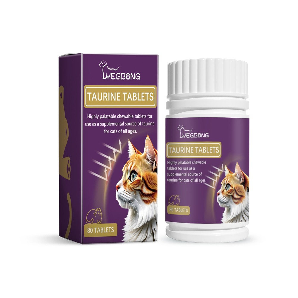 pound Taurine Tablets for Cats Pet Nutrital Supplements