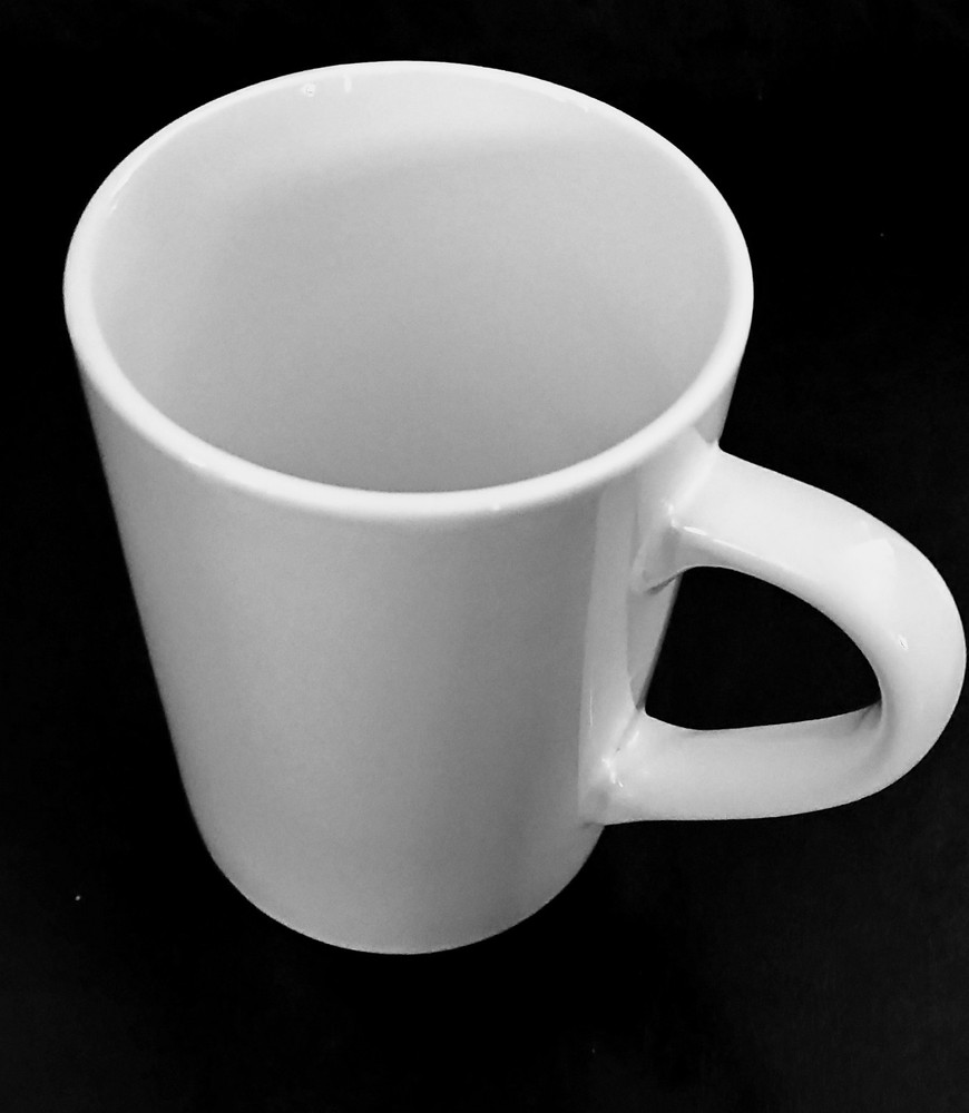 Plain White Coffee Tea Mug 15oz. Blank White