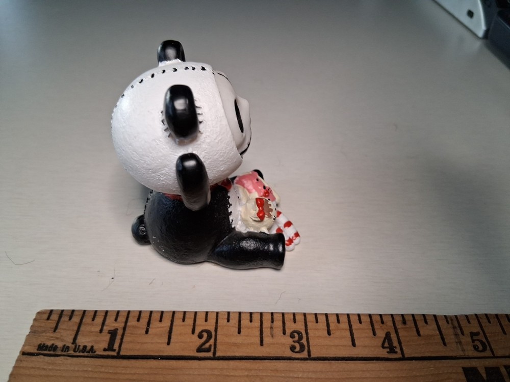 FURRYBONES Skull Figurine PANDA BEAR DOLL KILLER VOODOO Skeleton