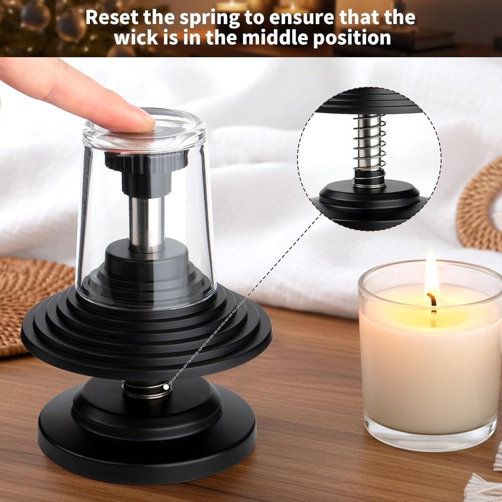 Candle Making Essential – Adjustable Wick Holder for Straight & Centered Wicks