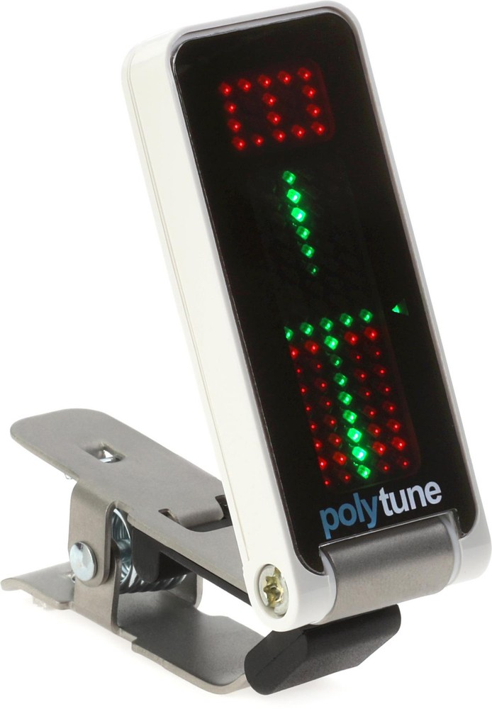 TC Electronic PolyTune Clip Clip-on Polyphonic Tuner (3-pack) Bundle
