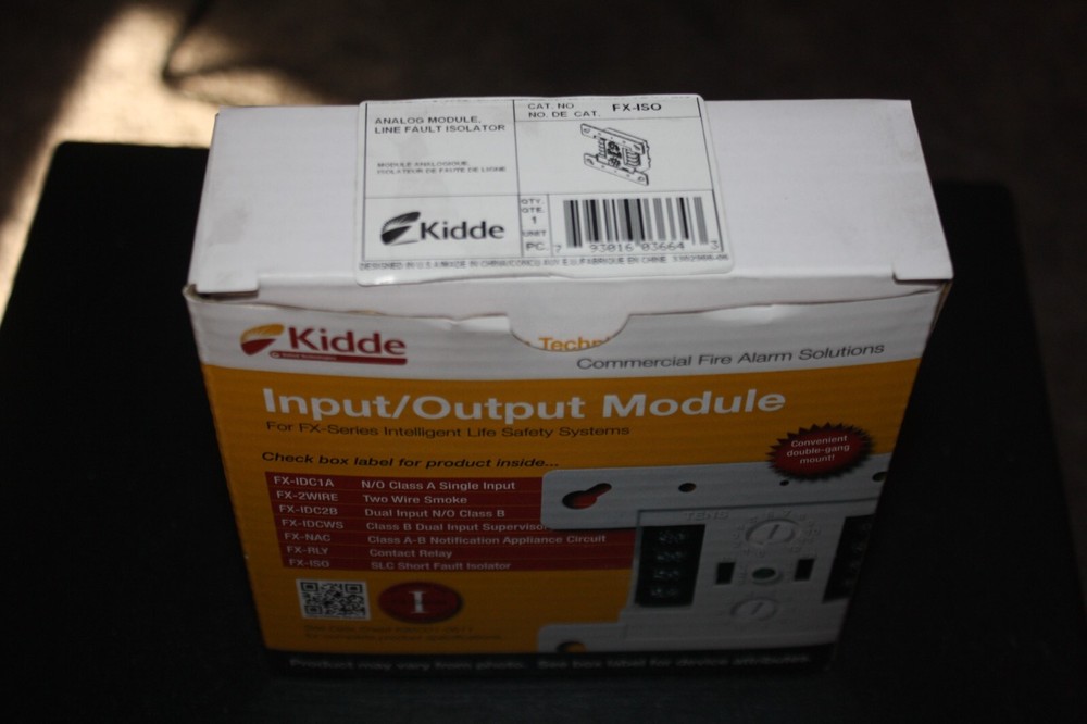 KIDDE FX-ISO INPUT/OUTPUT MODULE BRAND NEW IN BOX LINE FAULT ISOLATOR