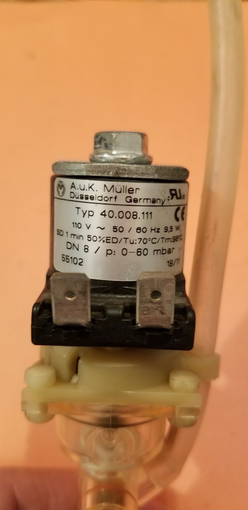 Grindmaster Cecilware L467A VALVE, DUMP 120V-8MM-GB/JAVA/H
