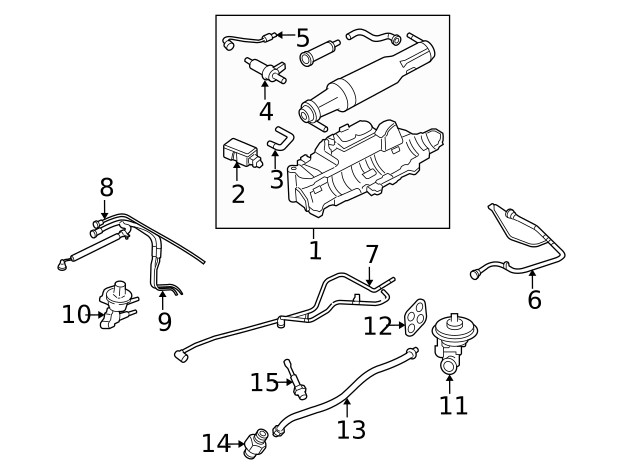 Genuine Ford PCV Valve KR3Z-6A666-B