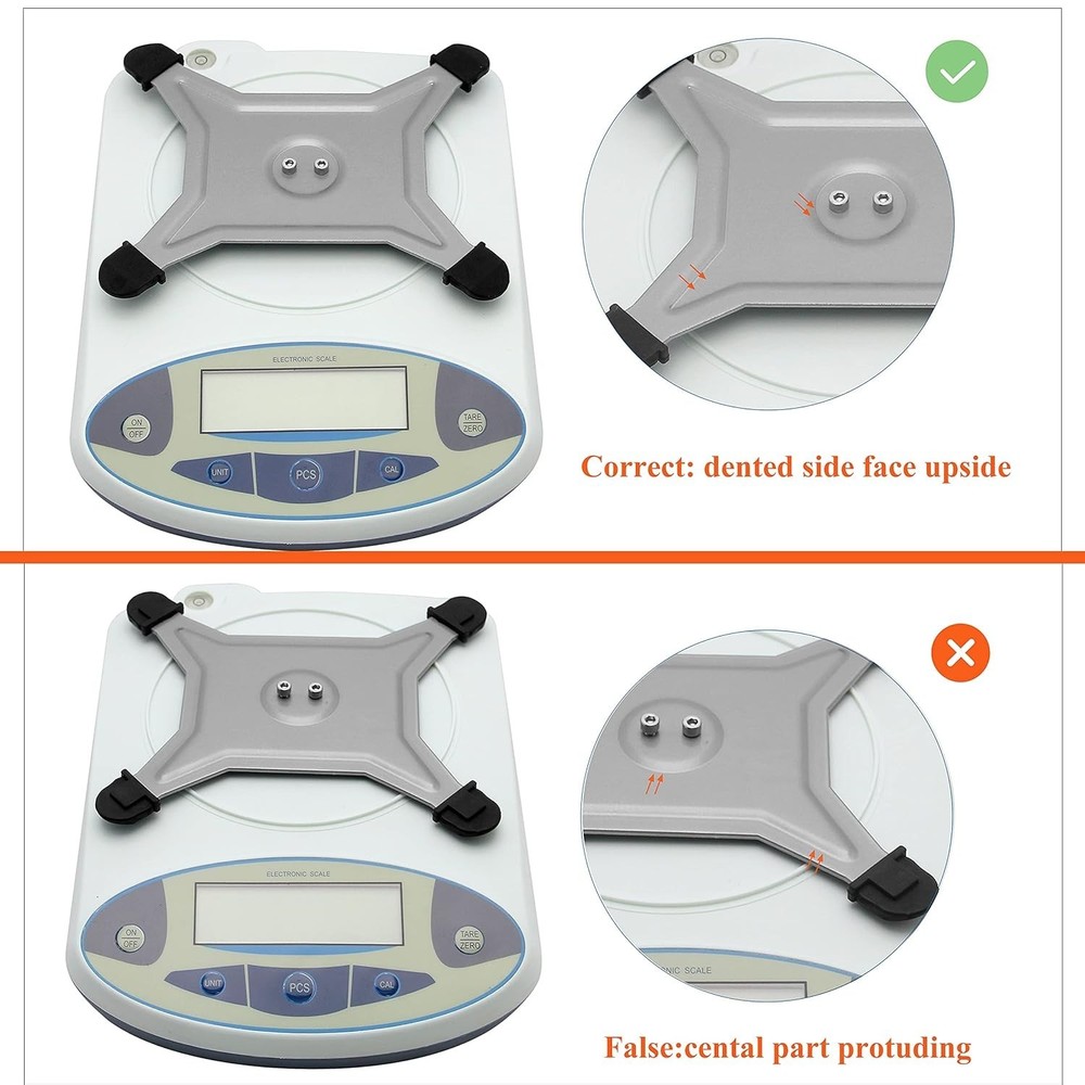 Advanced 5000g Electronic Scale - 0.01g Readout, Fault Display, Unit Convert