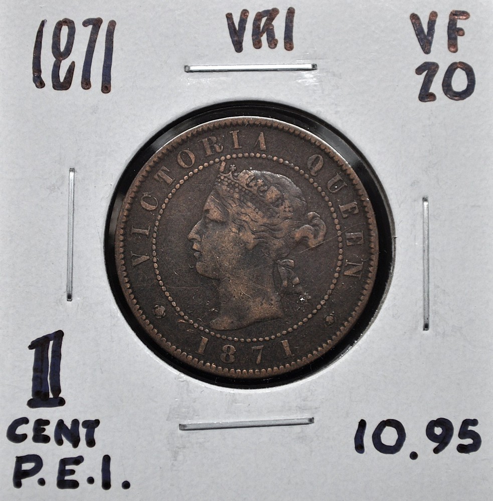 1871 Prince Edward Island One Cent